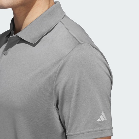 ADIDAS Men's Gray Polo Shirt - Picture 7 of 7